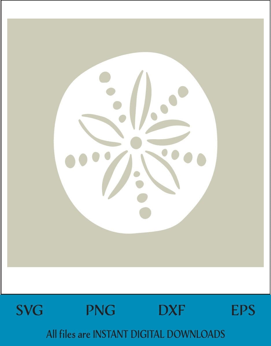 Sand Dollar SVG, ocean, sea, mermaid, sand