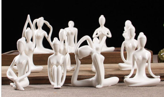 Styles Abstract Art Ceramic Yoga Poses Figurine Porcelain Yoga Etsy Styles Abstract Art Ceramic Yoga Poses Figurine Porcelain Yoga Etsy