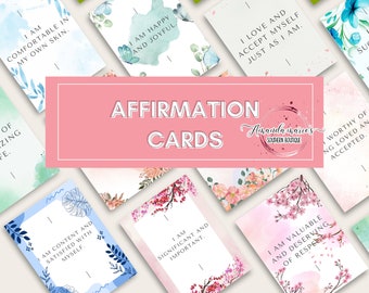 Motivational Affirmation Cards: Daily Positive Quotes
