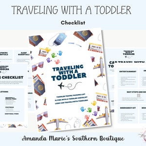 Packing List | Traveling with Kids | Printable Pdf Checklist Planner | Check List | Vacation Planning | Clothes And Shoes | Travel Planner