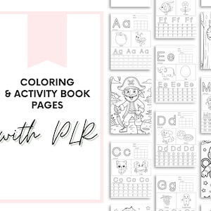 Coloring Book Bundle: 100+ Printable PDF Pages for Kids & Adults, Stress Relief, Cute and Easy Designs