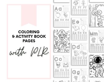 Coloring Book Bundle: 100+ Printable PDF Pages for Kids & Adults, Stress Relief, Cute and Easy Designs