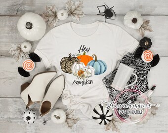 Hey Pumpkin Sublimation Fall Digital Download PNG