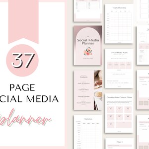 Instagram Planner | Batch Content | Social Media Planner | Content Planner Google Sheets | Monthly Content Planner | Ipad Goodnotes