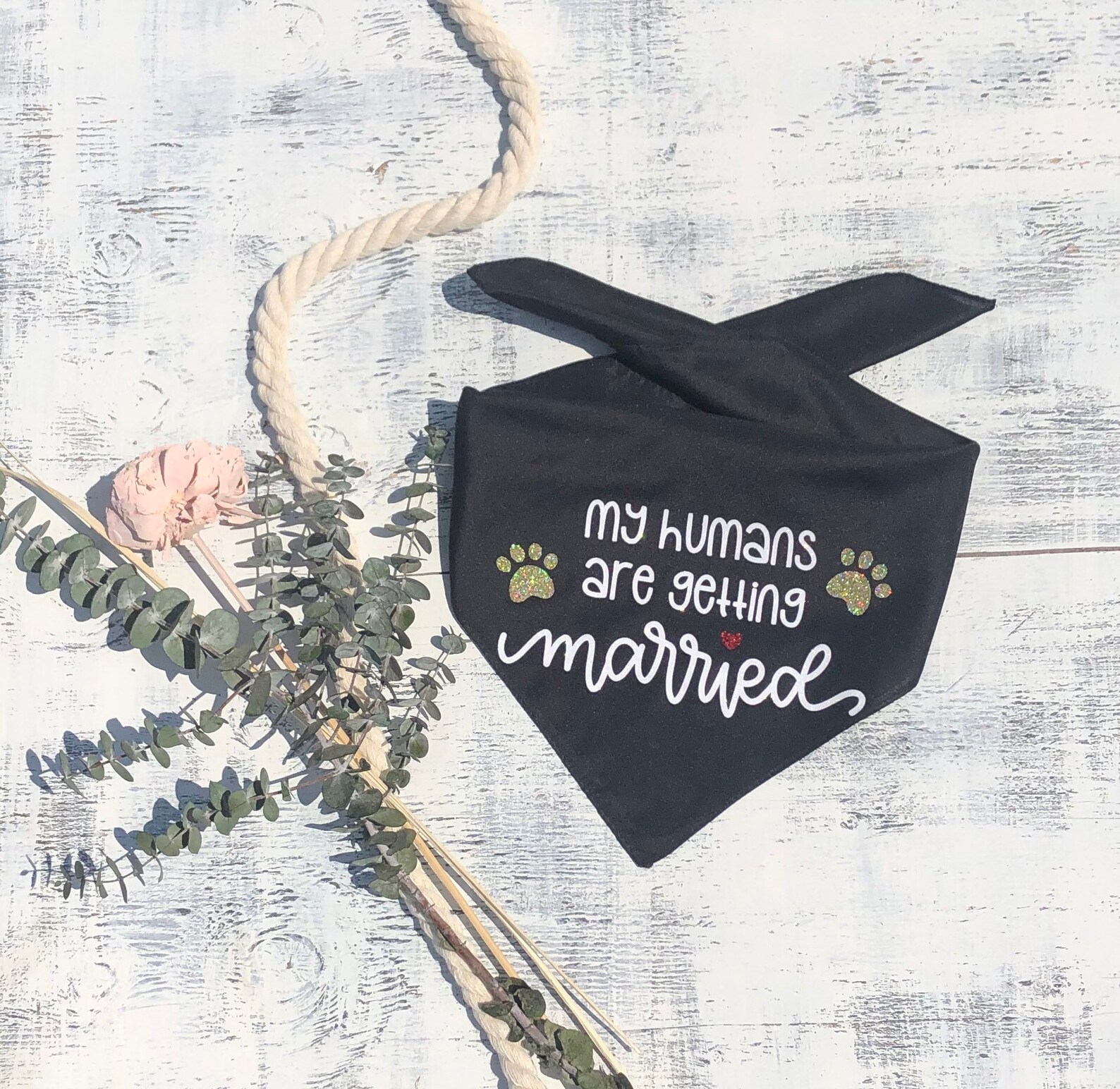 ENGAGEMENT DOG BANDANA Wedding Dog Bandana My Parents Are Etsy