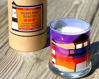 Headland Beacon Soy Candle, Coastal Collection