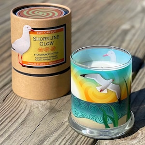 Shoreline Glow Soy Candle (Coastal Collection)