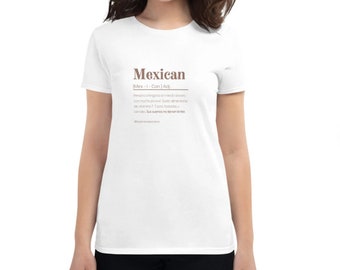 Mexican T-shirt, Hecho en Mexico Funny T-shirt, Hispanic Tee, Lady T-shirt, Latina Women's Shirt, Cute Mexican Shirt, Mexico Shirt for Women