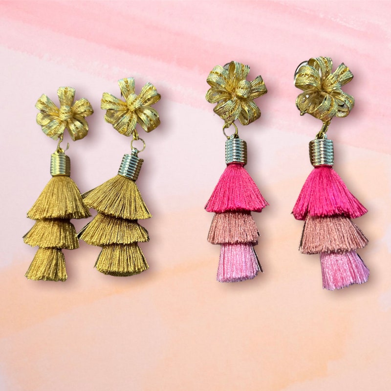 Oaxaca Feather Drop Earrings main image 1