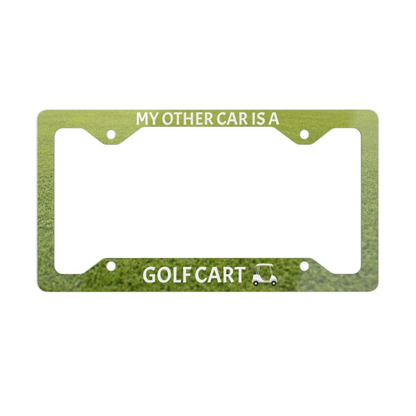 License Plate Frame for Golf Cart Etsy