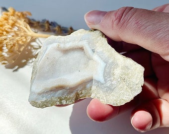 One (1) Raw Blue Lace Agate Crystal Geode, Raw Blue Lace, Blue Lace Agate Crystal, Raw Drusy Blue Lace Agate