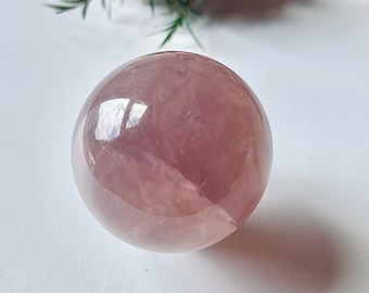 Purple Fluorite Crystal Sphere: Healing Meditation Decor