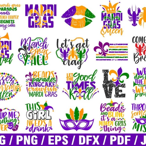 Mardi Gras Pngs Files| Mardi Gras Svgs| Sublimation Files| Sublimation Mardi Gras| Sublimation Bundle| Files for Sublimation| Svg Bundles