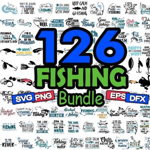 Pesca Svg / Pesca Svg Bundle / Pesca Svg para Cricut / Pesca Svg Dichos / Pesca Svg Calcomanías / Pesca Cortar Archivo / Vector Png Eps