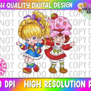 Rainbow Brite Png| Sublimation Png |80s characters Png  / 80s cartoons/ sublimation PNG/80's sublimation Design Png | Sublimation Downloads