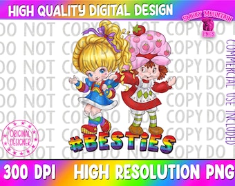 Rainbow Brite Png| Sublimation Png |80s characters Png  / 80s cartoons/ sublimation PNG/80's sublimation Design Png | Sublimation Downloads
