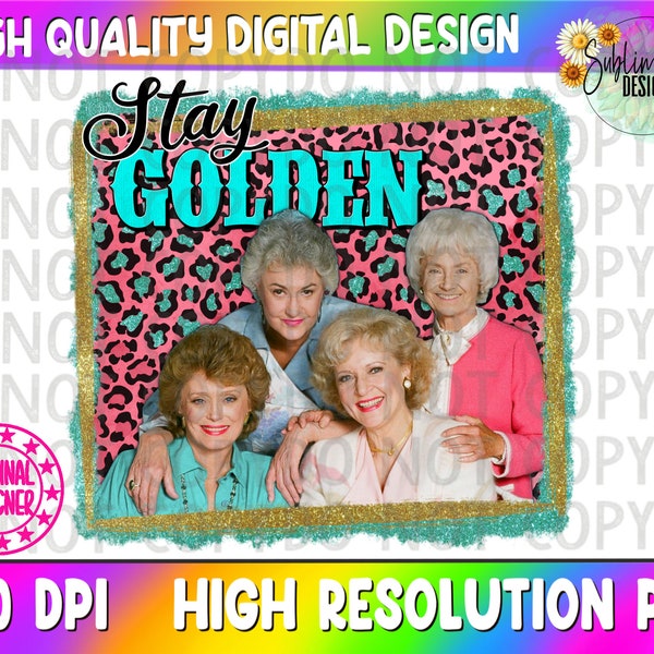 Golden Girls Png | Golden Girls Sublimation| Thank You For Being a friend Png |80's Sublimation | 80's Sublimation Png| Golden Girls