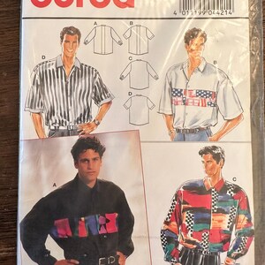 Burda 4421 Uncut Mens Shirts