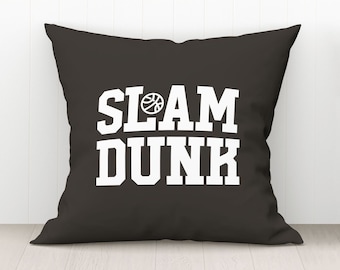 Basketball Pillow Teen Dorm Bedroom Decorative Pillow Children Bedding Decoration Boy Accent Cushion Bench Indoor Cushion Sport Decor