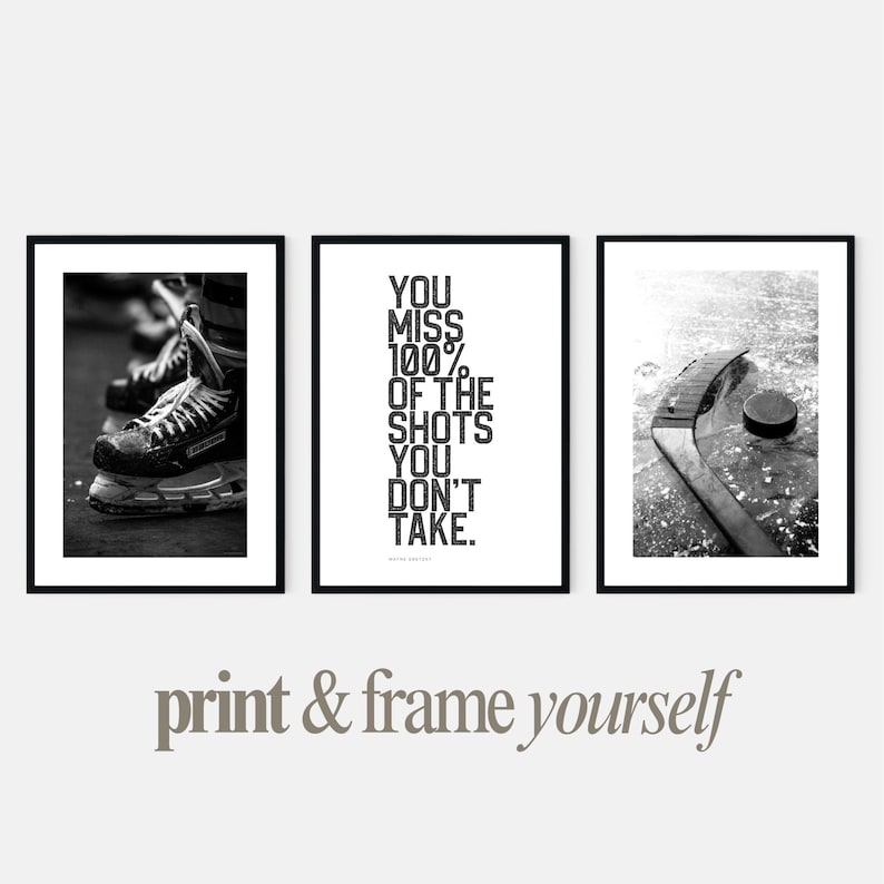 three hockey posters print and frame yourself preview