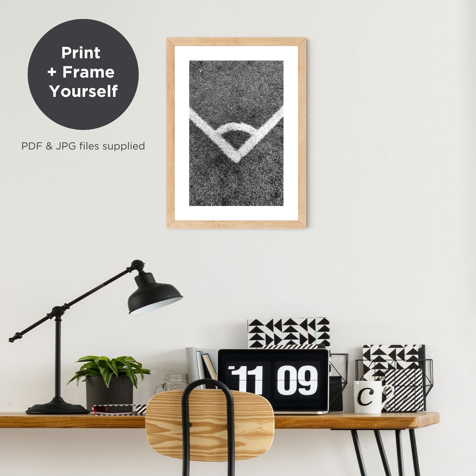 Soccer Corner Print Out Poster for Football Sports Fan Bedroom - Etsy