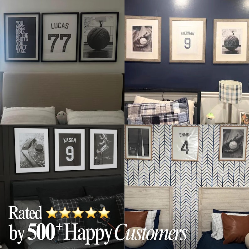 Rated by over 500 happy customers sports quote poster wall art.