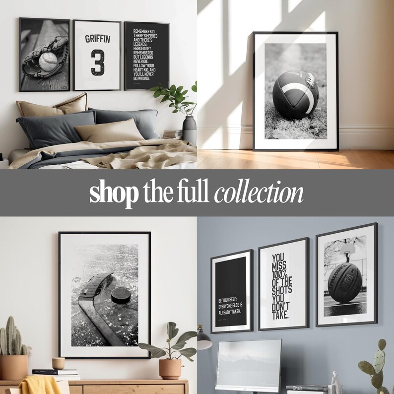 shop the full hockey and sports poster collection preview