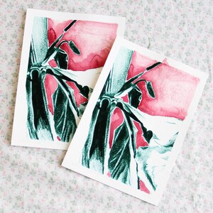 Tulipe V - tirage d’art sur papier - retouches au pastel gras ou à l'aquarelle - édition limitée - 18 × 13 cm ou 24 × 18 cm