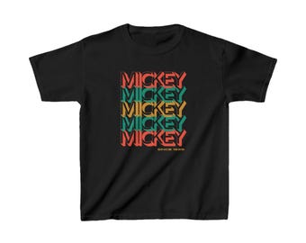 Retro Mickey Mouse Kids T-Shirt, Vintage Disney Tee