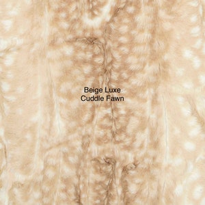 Beige Luxe Cuddle Fawn Minky from Shannon Fabrics