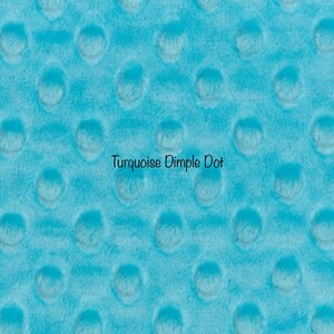 Turquoise Cuddle Dimple Minky from Shannon Fabrics
