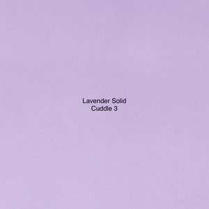 Lavender Solid Cuddle 3 by Shannon Fabrics