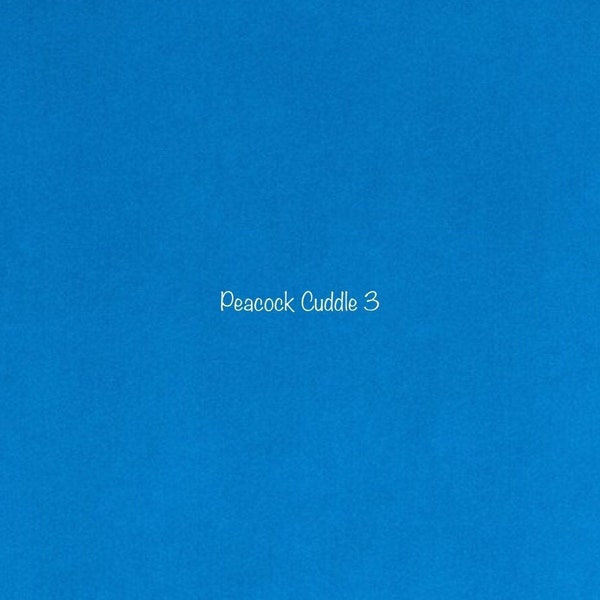Peacock Smooth Cuddle 3 Minky from Shannon Fabrics