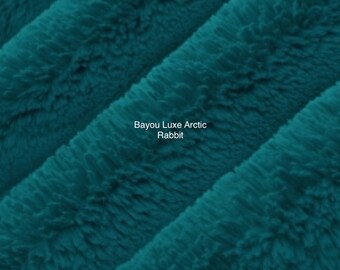 Bayou Luxe Arctic Rabbit Minky by Shannon Fabrics