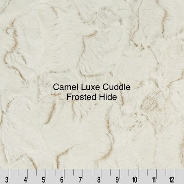 Camel Luxe Cuddle Frosted Hide Shannon Minky