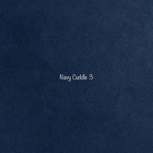 Navy Solid Smooth Cuddle 3 Minky from Shannon Fabrics