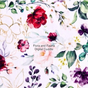 Flora and Fauna Multi Digital Cuddle by Shannon Fabrics