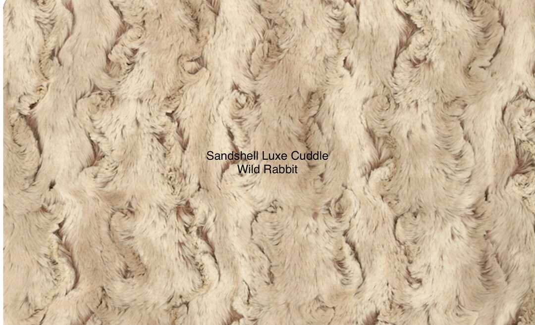 Sandshelll Luxe Cuddle Wild Rabbit Minky by Shannon Fabrics - Etsy