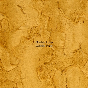 Golden Luxe Cuddle Hide Minky from Shannon Fabrics
