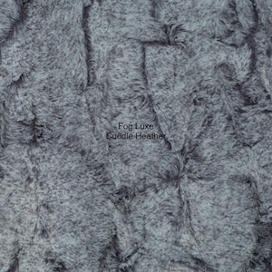 Fog Luxe Cuddle Heather by Shannon Fabrics