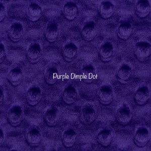 Purple Cuddle Dimple Minky from Shannon Fabrics
