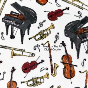 Music In The Air Woodland Digital Cuddle by Shannon Fabrics