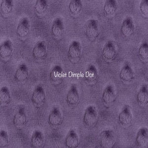 Violet Cuddle Dimple Minky from Shannon Fabrics