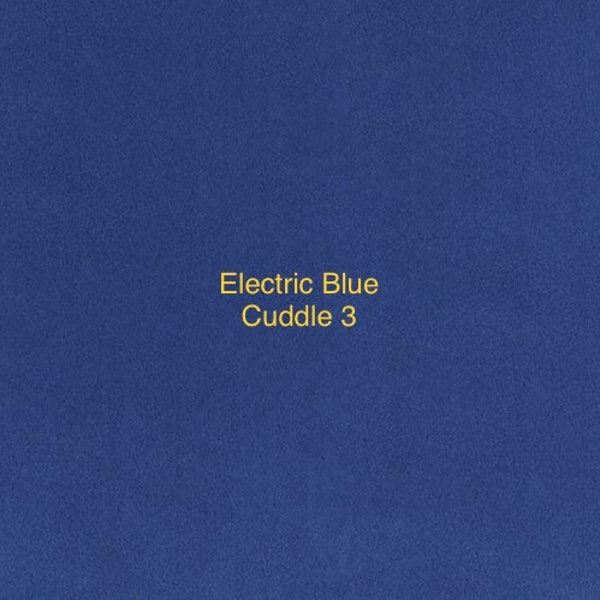 Electric Blue Fabric Etsy