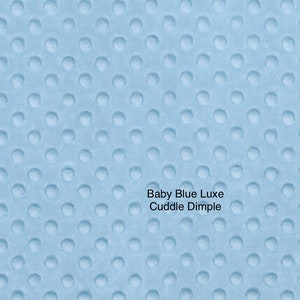 Baby Blue Cuddle Dimple Shannon Minky