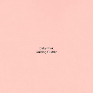 Baby Pink Quilting Cuddle by Shannon Fabrics