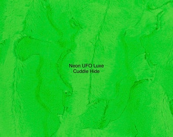 Neon UFO Luxe Cuddle Hide by Shannon Fabrics