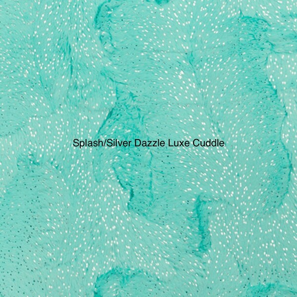 Splash/Silver Dazzle Luxe Cuddle by Shannon Fabrics