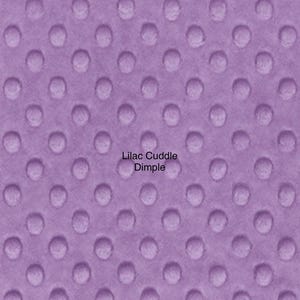 Lilac Cuddle Dimple Minky from Shannon Fabrics