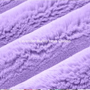 Lavender Bunny Luxe Cuddle by Shannon Fabrics